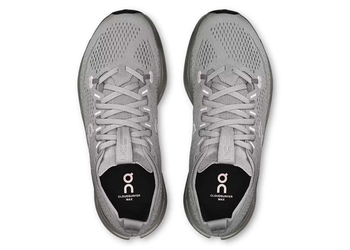 On Cloudsurfer Max "Alloy / Asphalt" Cushion Running Shoes UAE
