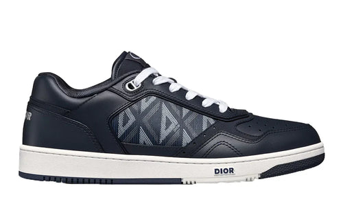 B27 Low-Top Sneaker "Navy Blue Calfskin CD Diamond" Luxury Sneakers UAE