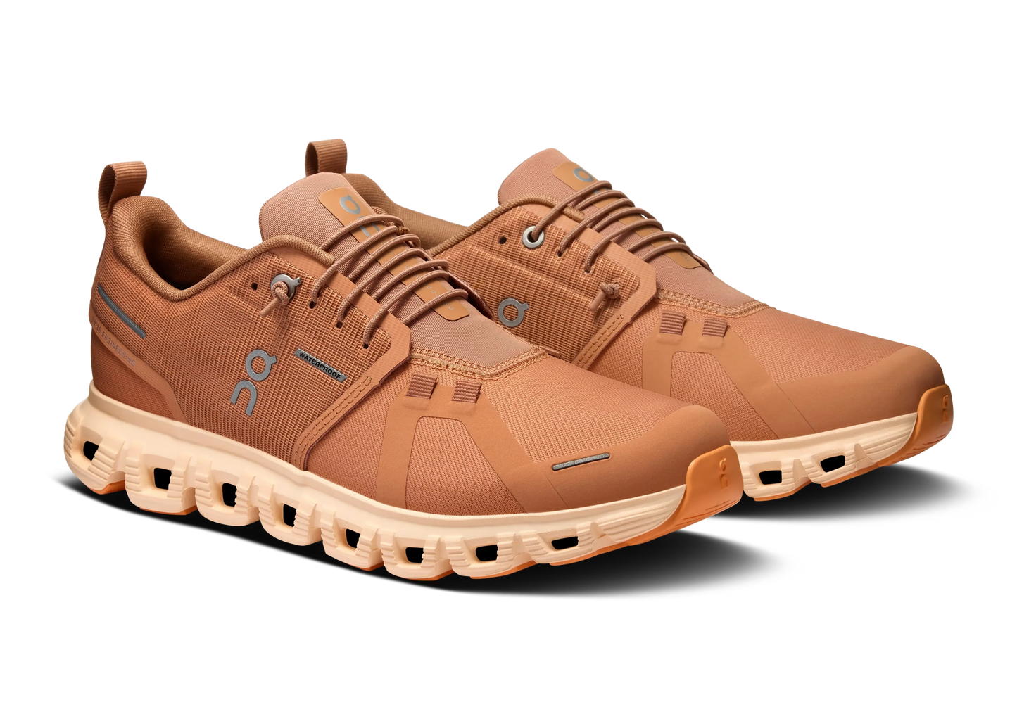 On Cloud 6 Waterproof "Sandstone / Blonde" Waterproof Running Shoes UAE