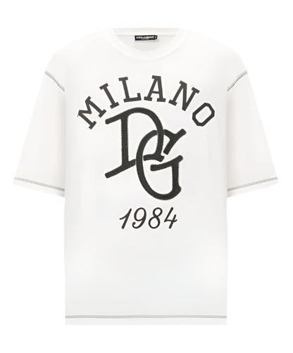 Dolce & Gabbana DG Logo Embroidery T-Shirt Premium Logo Tee UAE