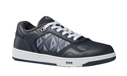 B27 Low-Top Sneaker "Navy Blue Calfskin CD Diamond" Luxury Sneakers UAE