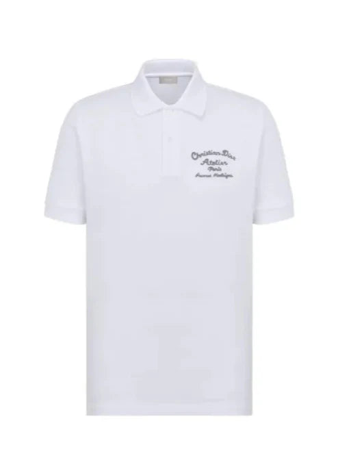 Christian Dior Atelier Polo Shirt "White" Classic Polo Shirt UAE