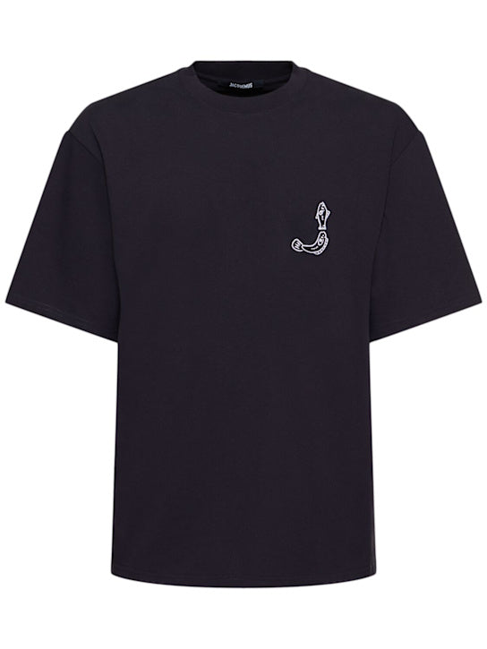 Jacquemus Printed T-Shirt "The Merò Dark Navy" Premium Tee UAE