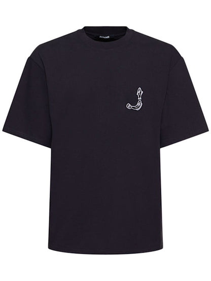 Jacquemus Printed T-Shirt "The Merò Dark Navy" Premium Tee UAE