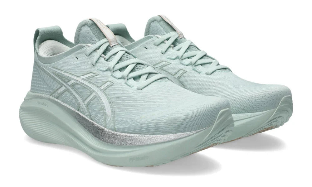 Asics Gel Nimbus 27 "Pure Aqua White" Running Shoes UAE