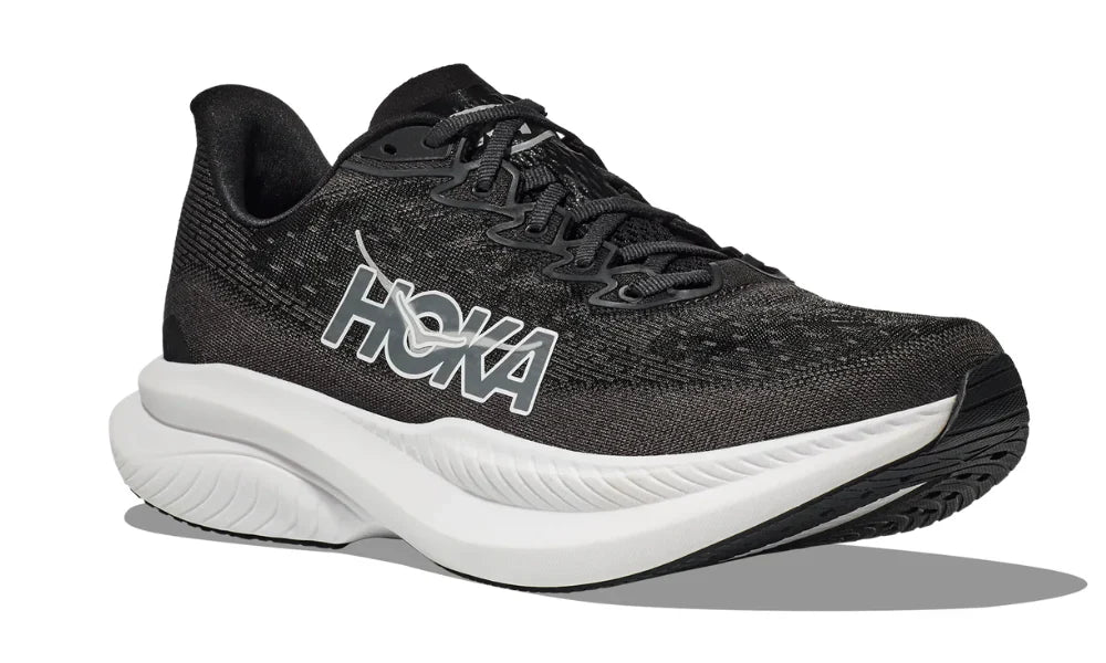 Hoka Mach 6 "Black White" Running Shoes UAE