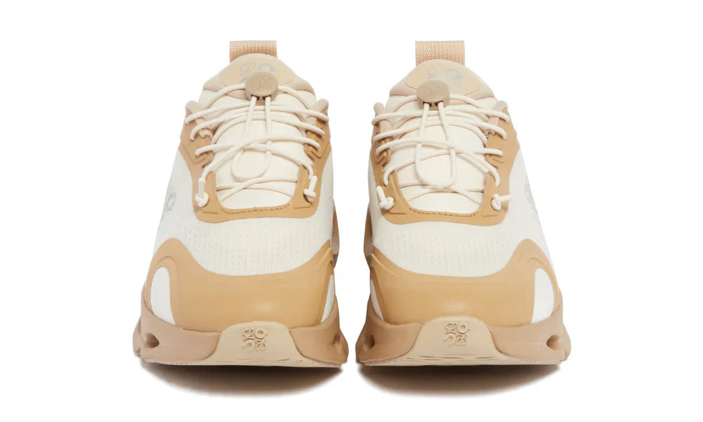 Loewe x On Running Cloudsolo "Dark Sand / Cream" Luxury Running Sneakers UAE