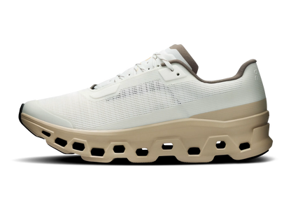 On Cloudmonster Void "Ivory / Sand" Cushion Running Shoes UAE