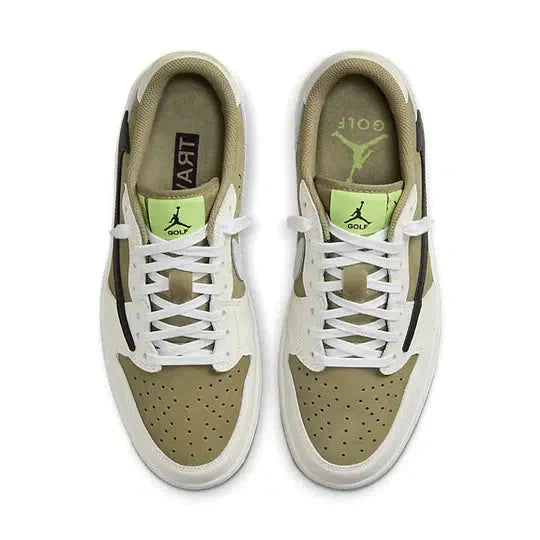 Air Jordan 1 Retro Low Golf Travis Scott "Neutral Olive" Golf Sneakers UAE