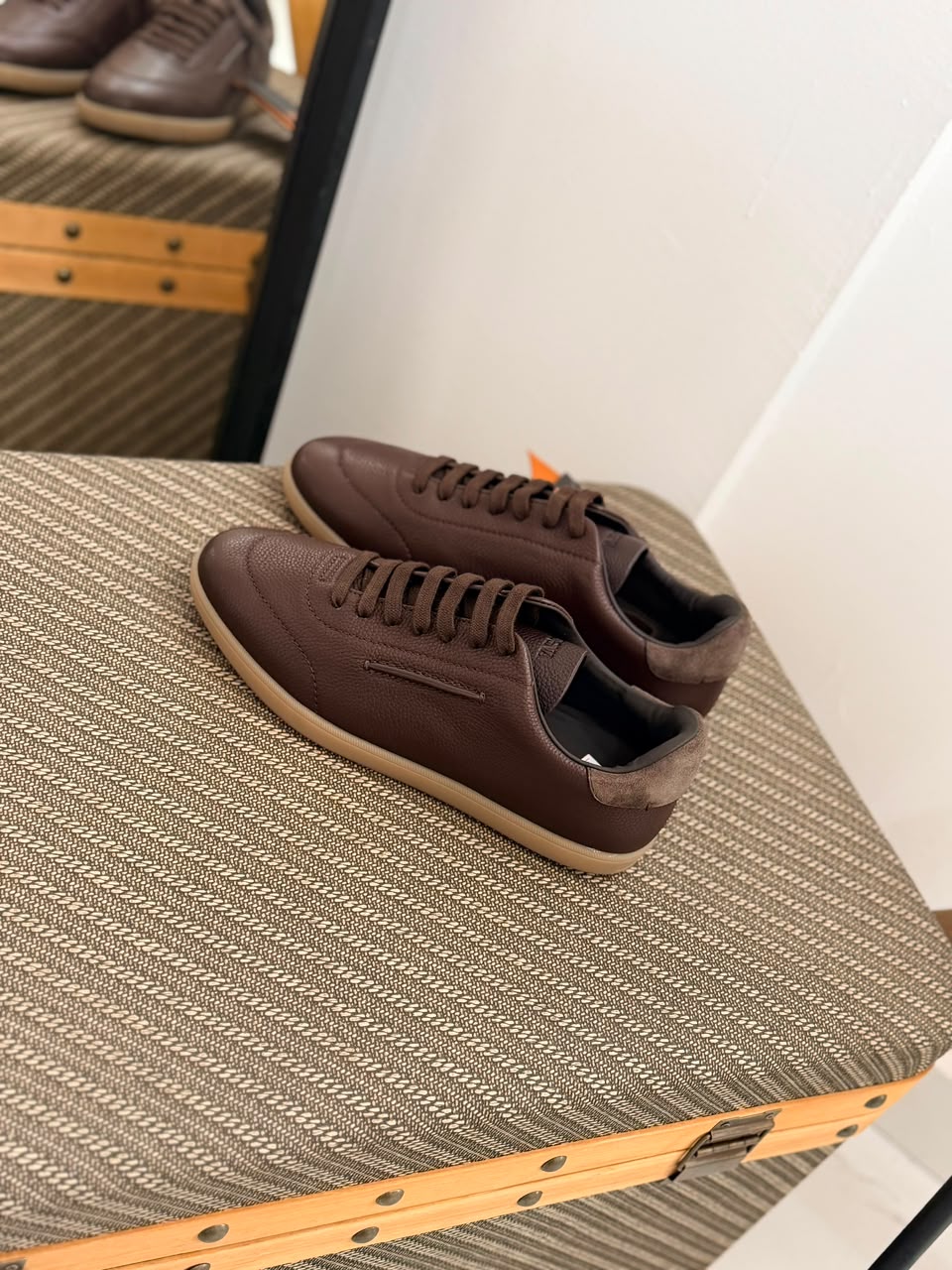 Zegna 232 Suede Sneakers