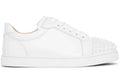 Christian Louboutin Vieira Spikes Flat "White" Studded Sneakers UAE
