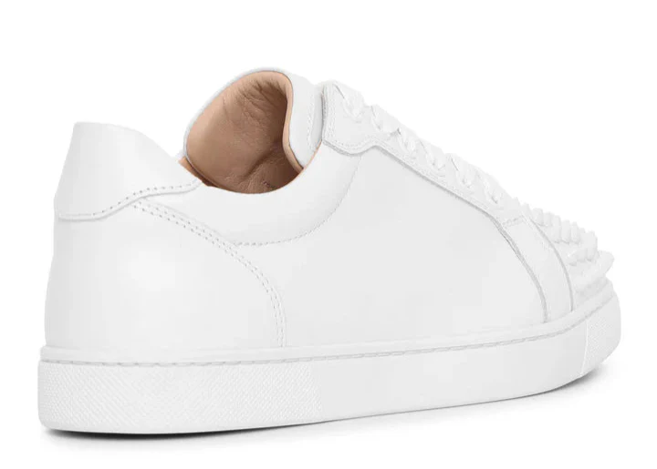 Christian Louboutin Vieira Spikes Flat "White" Studded Sneakers UAE