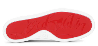 Christian Louboutin Vieira Spikes Flat "White" Studded Sneakers UAE