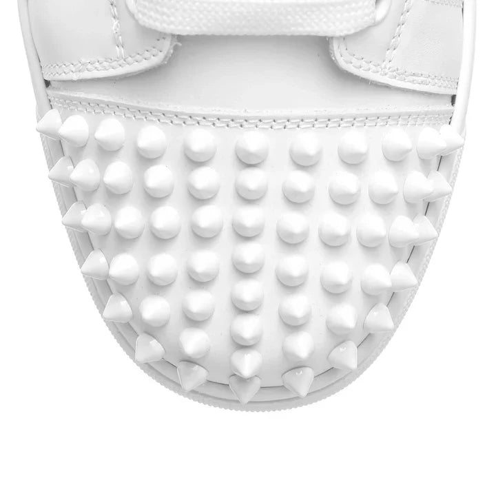 Christian Louboutin Vieira Spikes Flat "White" Studded Sneakers UAE