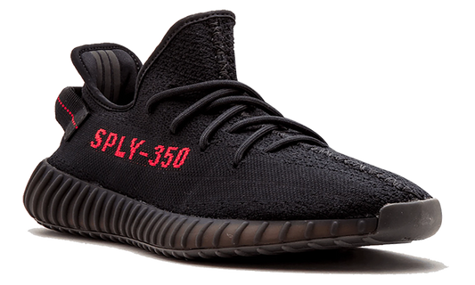 Adidas Yeezy Boost 350 V2 "Black Red" Contrast Sole Sneakers UAE