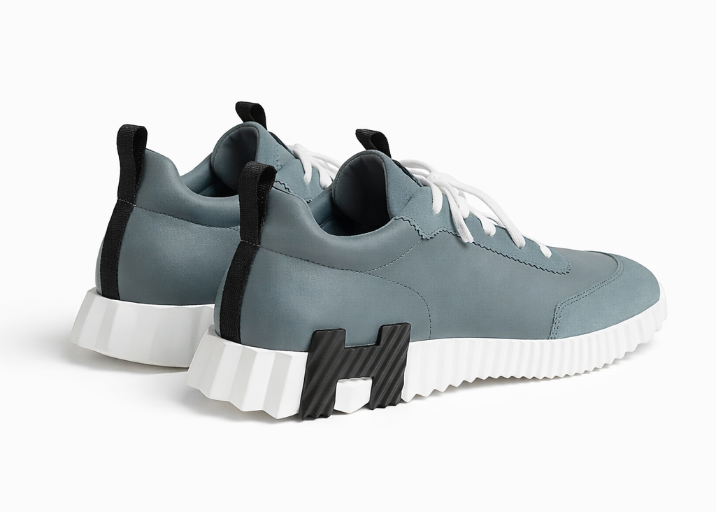 Hermes Bouncing "Blue Thunder" Bold Color Sneakers UAE
