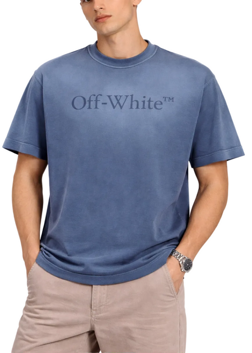 Off-White Laundry Skate T-Shirt "Blue" Casual Skate Tee UAE