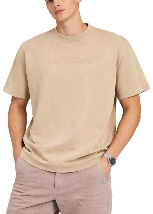 Off-White Laundry Skate T-Shirt "Yellow" Bold Print Tee UAE