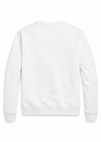 Polo Ralph Lauren Fleece Crewneck Pullover "White" Casual Sweatshirt UAE