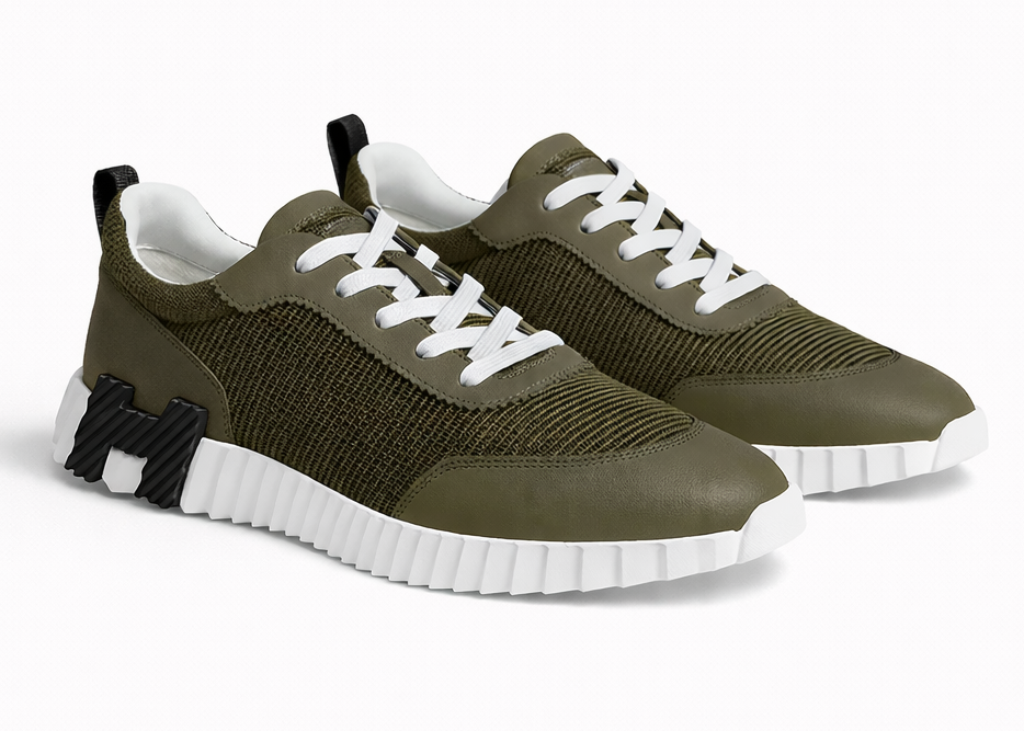 Hermes Bouncing "Beige Sketch" Premium Edition Sneakers UAE