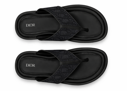 Dior Alias Thong Sandal "Black" Designer Flip Sandals UAE