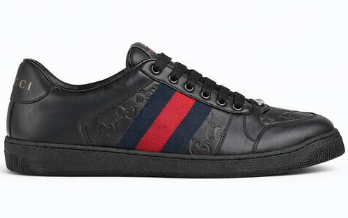 Gucci Screener "Black" Vintage Inspired Sneakers UAE