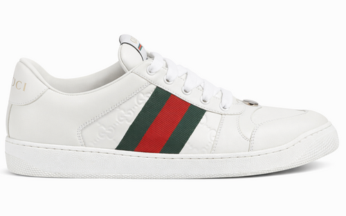 Gucci Screener "White" Vintage Style Sneakers UAE