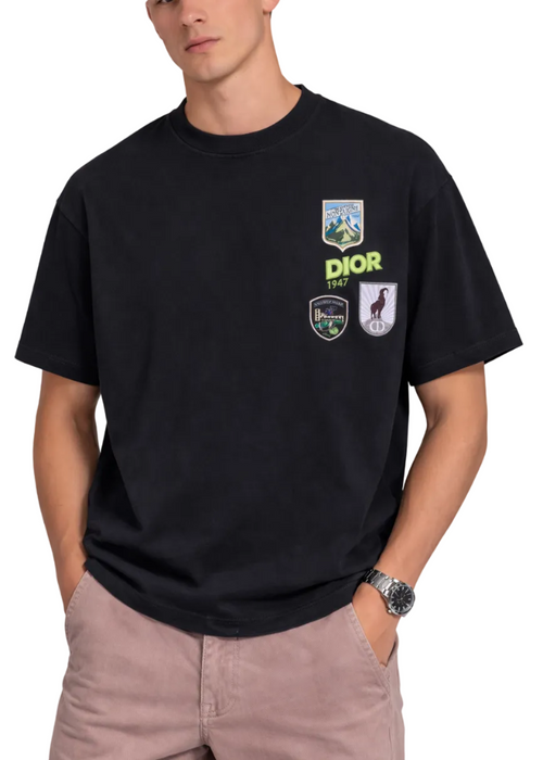 Dior Mountain T-Shirt "Black" Minimal Designer Tee UAE