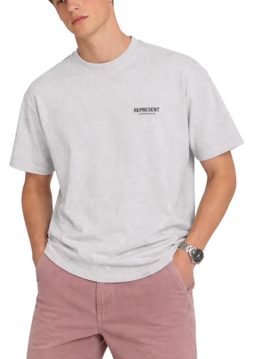 Represent Owner's Club T-Shirt "Grey" Minimal Streetwear Tee UAE