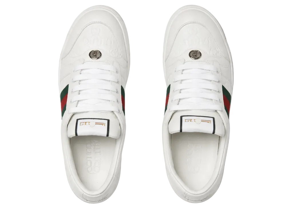 Gucci Screener "White" Vintage Style Sneakers UAE