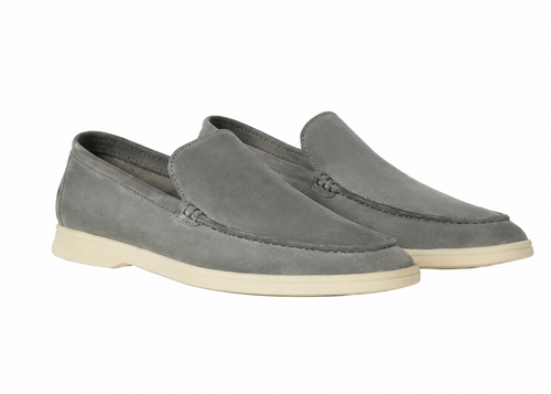 Loro Piana Summer Walk Loafer "Gull Gray" Comfort Loafers UAE