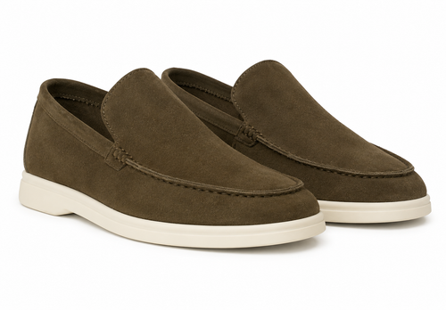 Loro Piana Summer Walk Loafer "Grey Moss" Luxury Loafers UAE