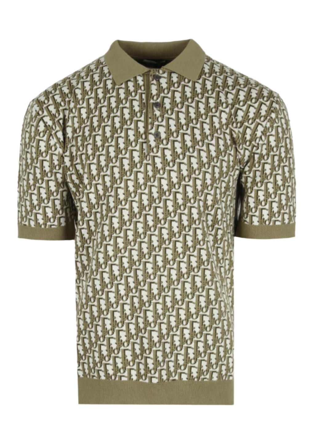 Dior Cashmere Polo Shirt "Green" Luxury Knit Polo UAE