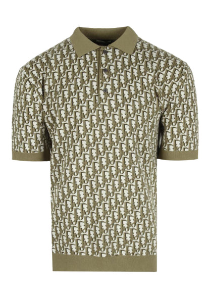 Dior Cashmere Polo Shirt "Green" Luxury Knit Polo UAE