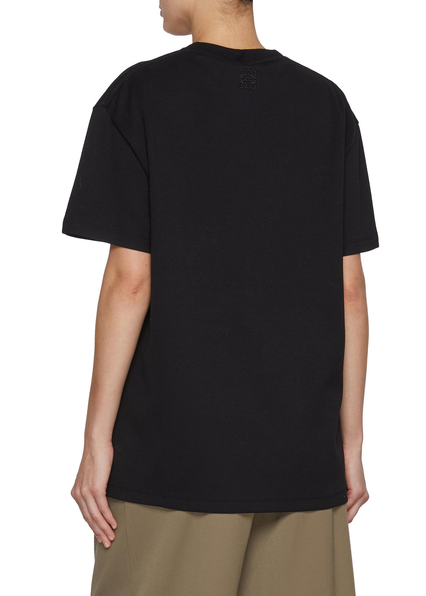 Loewe Relaxed Fit Cotton T-Shirt Minimal Luxury Tee UAE