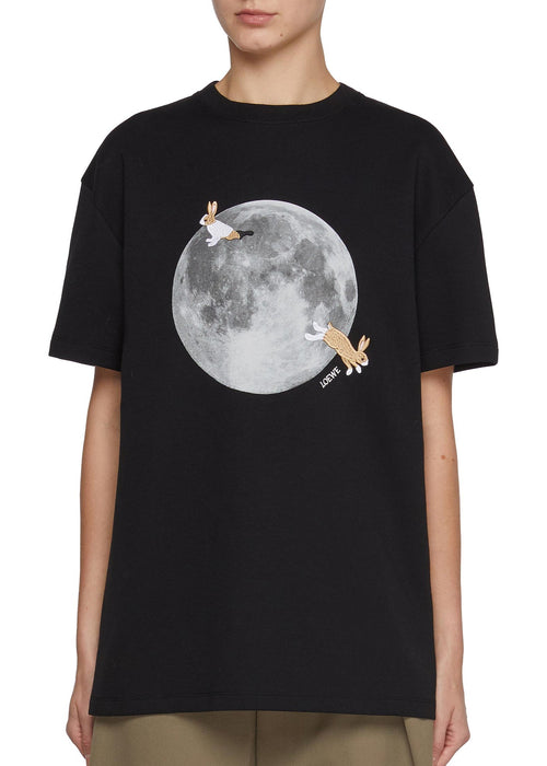 Loewe Relaxed Fit Cotton T-Shirt Minimal Luxury Tee UAE