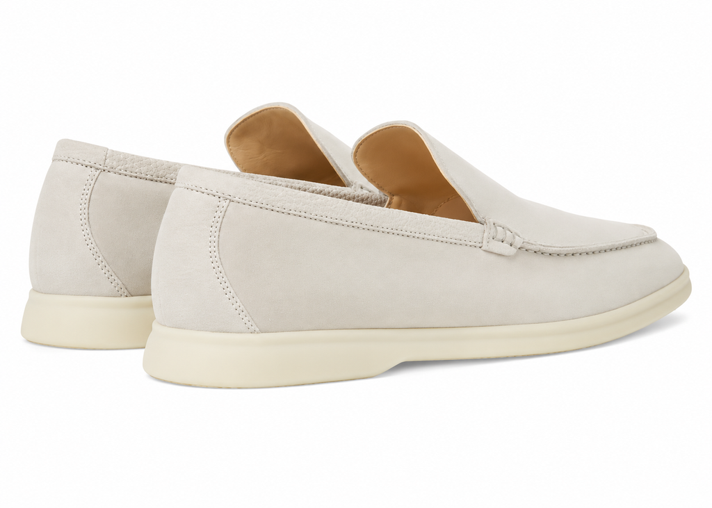 Loro Piana Summer Walk Loafer "Pearl" Soft Tone Loafers UAE