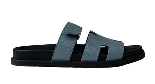 Hermes Chypre Sandals "Bleu Canard" Luxury Sandals UAE