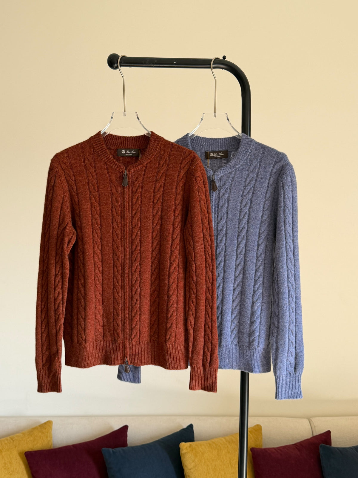 Loro Piana Cedar Bomber Cardigan