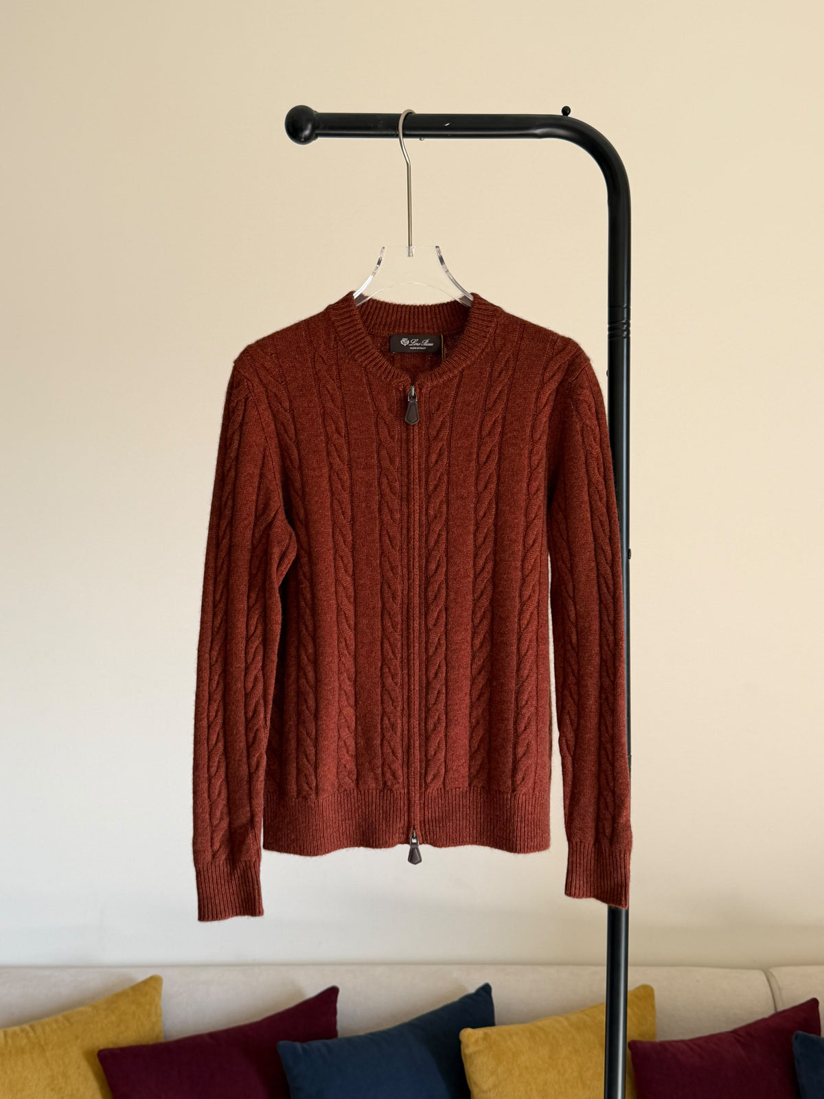 Loro Piana Cedar Bomber Cardigan