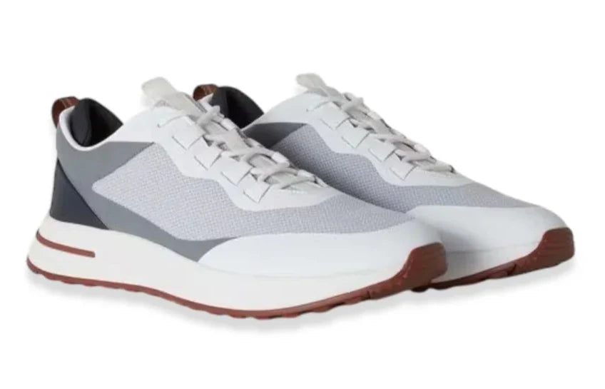 Loro Piana Weekend Walk Knit "Frost Grey" Comfort Sneakers UAE