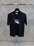 Black Paint Arrow Skate Crewneck T-Shirt