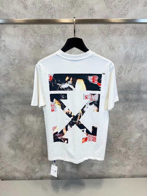 Off-White Paint Arrow Skate Crewneck T-Shirt
