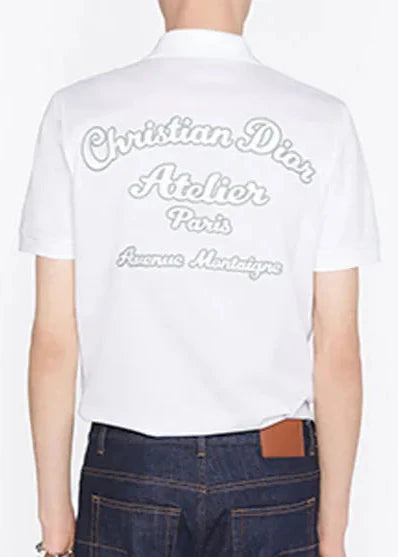 Christian Dior Atelier Polo Shirt "White" Classic Polo Shirt UAE