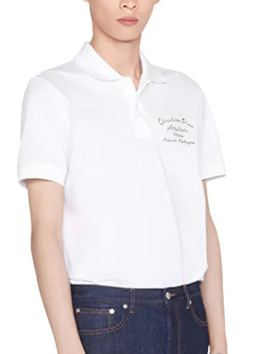 Christian Dior Atelier Polo Shirt "White" Classic Polo Shirt UAE