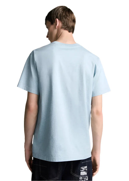 Dior Archives Labels T-Shirt "Blue Relaxed Fit" Casual Tee UAE