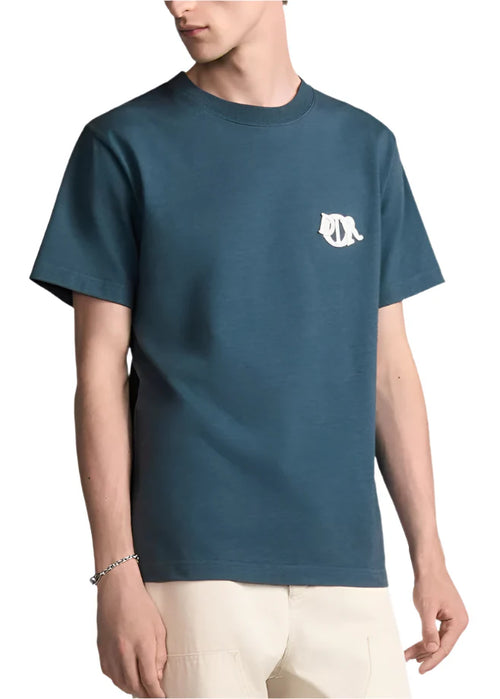 Dior Charm T-Shirt "Blue Relaxed Fit" Casual Designer Tee UAE