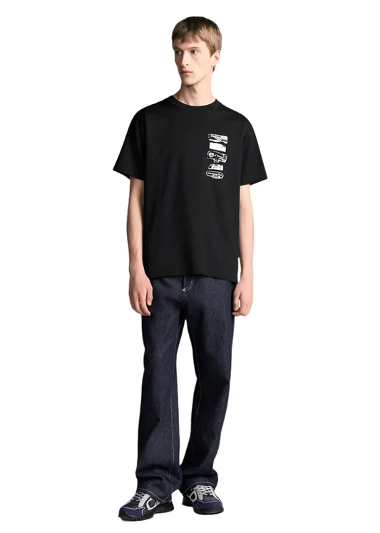 Dior Archives Labels T-Shirt "Black Relaxed Fit" Streetwear Tee UAE