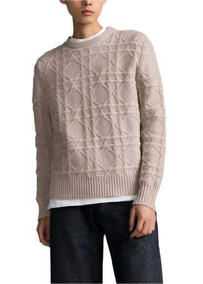 Dior Icons Cannage Sweater "Beige Cashmere Knit" Premium Sweater UAE