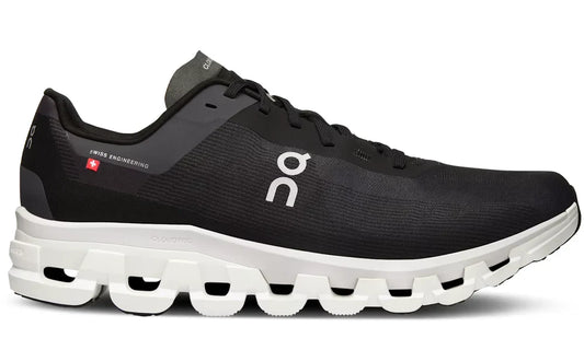 On Running Cloudflow 4 "Black / White" Speed Running Shoes UAE